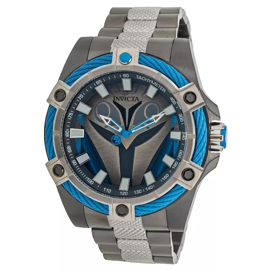 Invicta Star Wars Bo Katan Mens 52mm Limited Edition Gunmetal Quartz Watch 41283