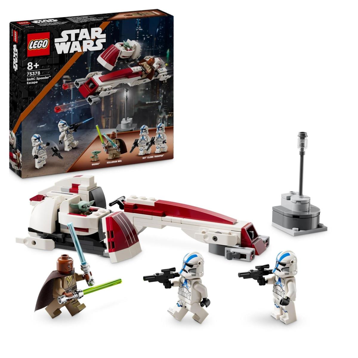 Lego Star Wars Barc Speeder Escape Set The Mandalorian Building Toy For Kids B