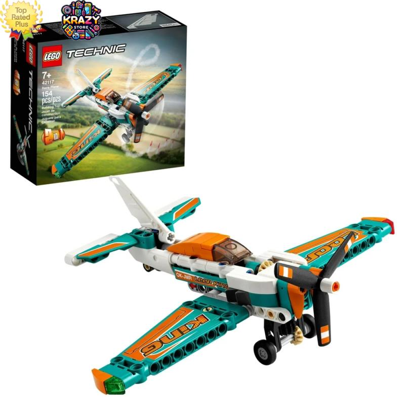 Lego Technic Race Plane 2-in-1 Stunt Model Building Set For Kids Perfect Gift fo