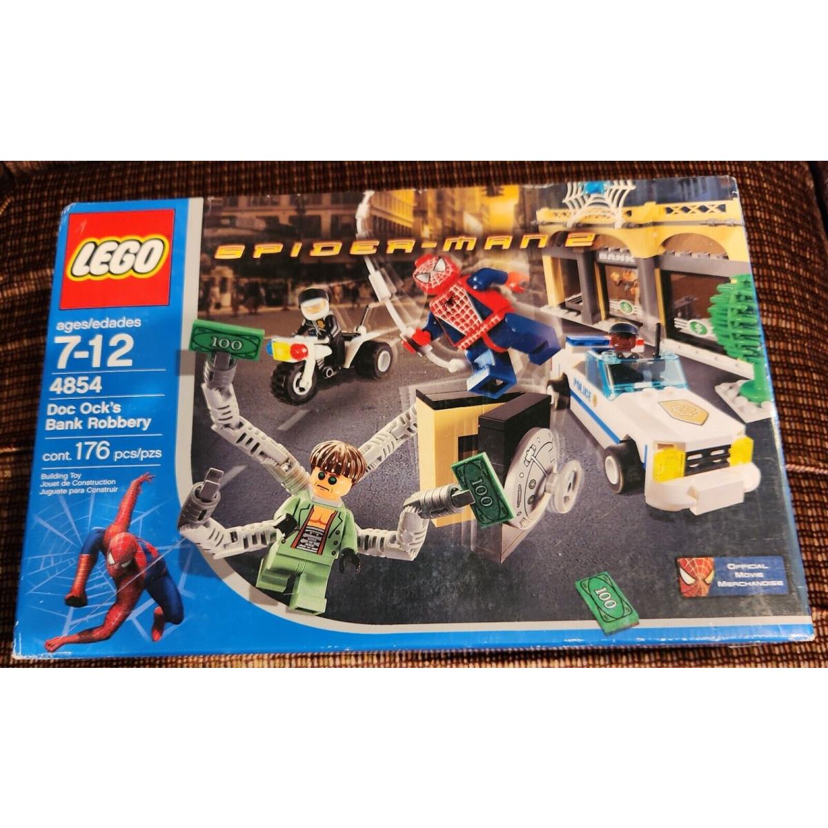 Lego Spider-man 2 Doc Ocks Bank Robbery 4854 Retired Spiderman