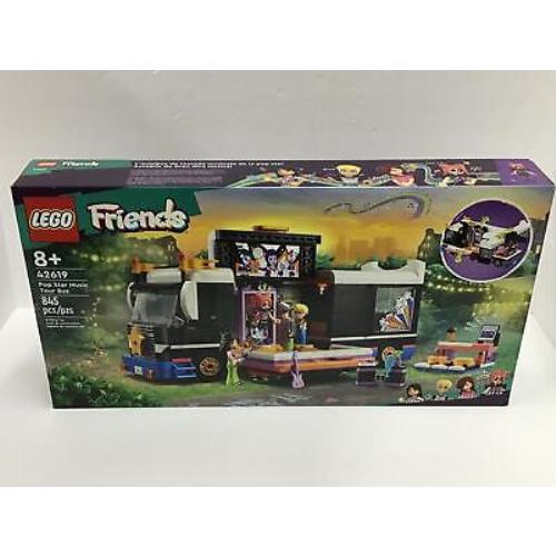 Lego 42619 Friends Pop Star Music Tour Bus 845 Pcs Set 6470695