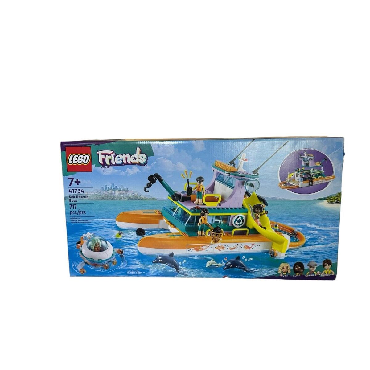 Lego Friends Sea Rescue Boat 41734 -717 Pcs Set 6425655