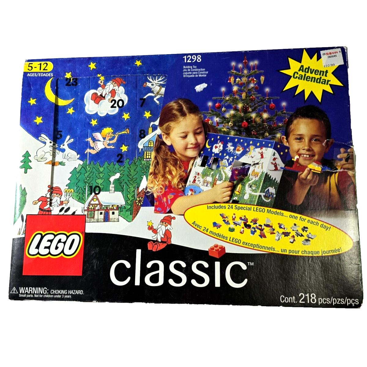 Lego Advent Calendar Classic 1998 1999 Limited Edition 1298