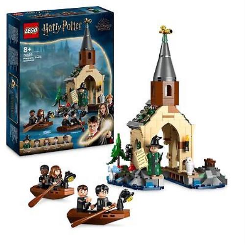 Lego Harry Potter Hogwarts Castle Boathouse Set with 2 Boat Toys For 8 Plus Year
