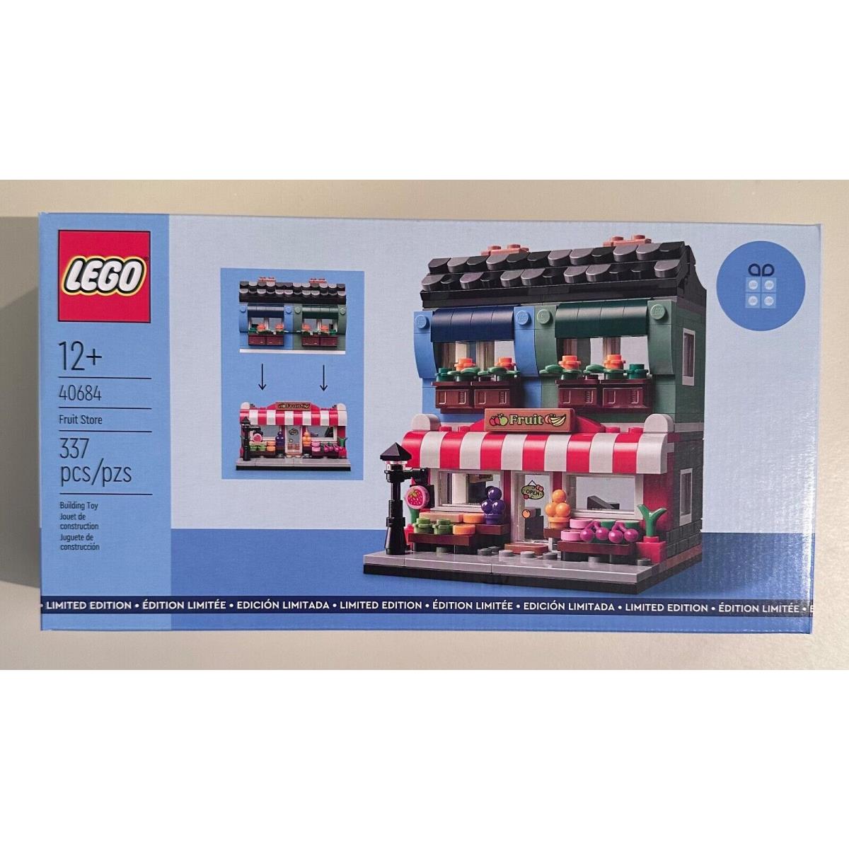 Lego Limited Edition 40684 Fruit Store Building Kit 337 Pieces Toy Set