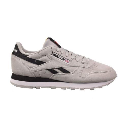 Reebok Classic Leather Men`s Shoes Steely Fog-core Black-retro Gold 100032775 - Steely Fog-Core Black-Retro Gold
