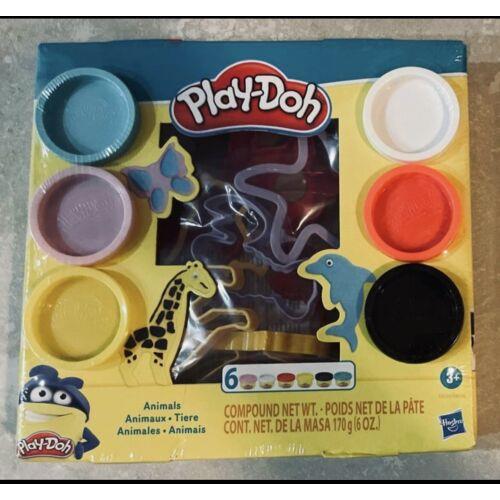 Play-doh Animals Numbers Shape Kits Set of 3 with 18 Colors Play-doh