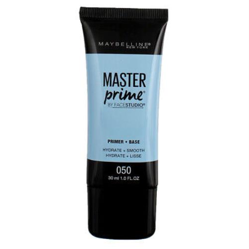 5 Pack Maybelline Facestudio Master Prime Hydrate + Smooth 050 1 fl oz