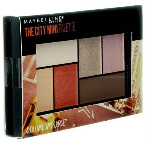 5 Pack Maybelline The City Mini Eyeshadow Palette Downtown Sunrise 0.14 oz