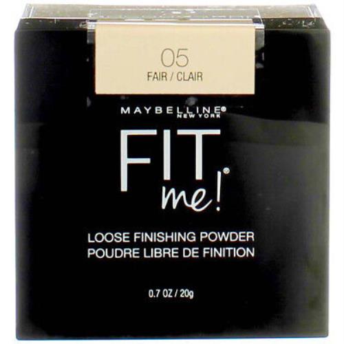 6 Pack Maybelline Fit Me Loose Finishing Powder Fair 5 0.7 oz