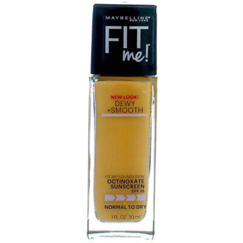4 Pack Maybelline Fit Me Dewy + Smooth Liquid Foundation Buff Beige 130