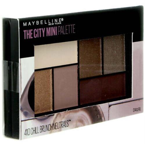 5 Pack Maybelline The City Mini Eyeshadow Palette Chill Brunch Neutrals