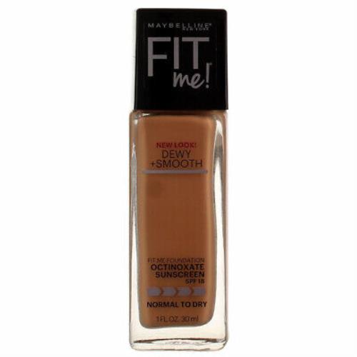 4 Pack Maybelline Fit Me Look Foundation Classic Beige 245 Spf 18 1 fl oz