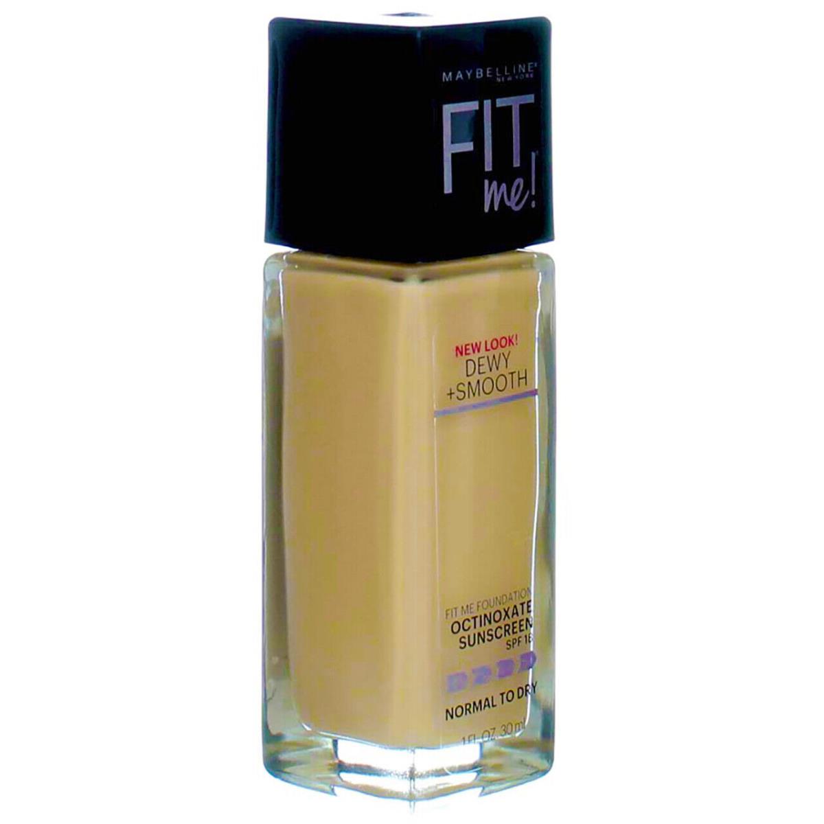 4 Pack Maybelline Fit Me Dewy + Smooth Liquid Foundation Classic Ivory 120