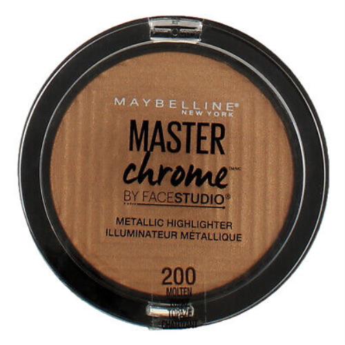 6 Pack Maybelline Master Chrome By Face Studio Metallic Highlighter Molten