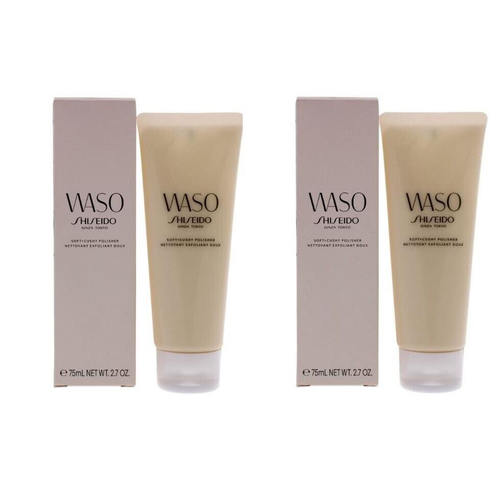 2x Waso Shiseido Soft and Cushy Polisher 2.7 oz