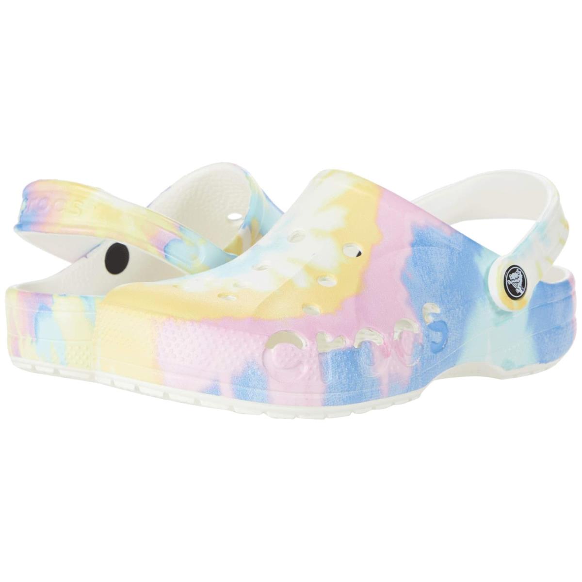 Unisex Clogs Crocs Baya Tie-dye Clog White/Multi