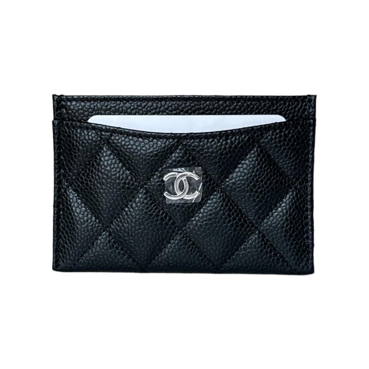 Chanel Caviar Quilted Card Holder Black