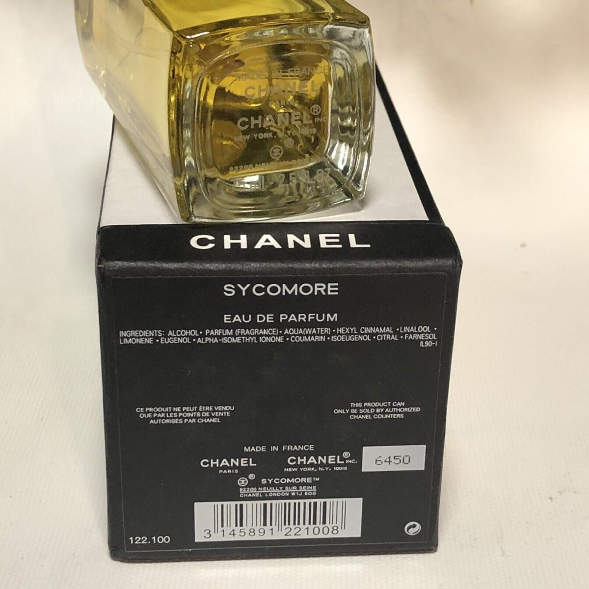 Les Exclusifs De Chanel Sycomore Unisex Women Edp 2.5oz 75ml Perfume Spray