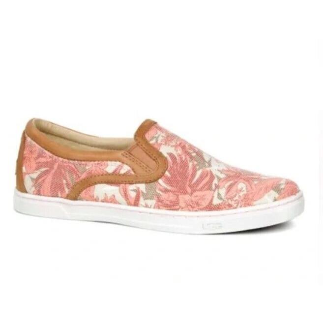 Ugg Fierce Island Floral Slip-on Pink Tropical Blush 1010655-TBL Size 7