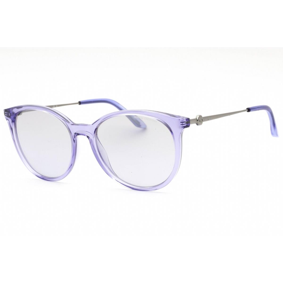 Armani Exchange AX4140S 82367P Sunglasses Violet Frame Violet Mirrored