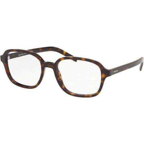 Prada Women`s Eyeglasses Havana Plastic Square Frame Prada 0PR08XV 2AU1O154