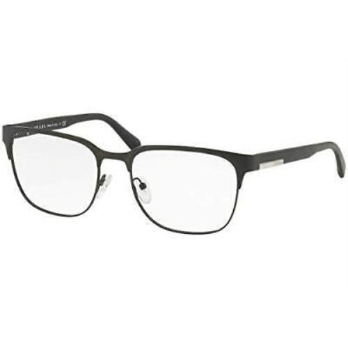 Prada PR57UV Eyeglass Frames 1BO1O1-56 - Matte Black PR57UV-1BO1O1-56 - Frame: Matte Black