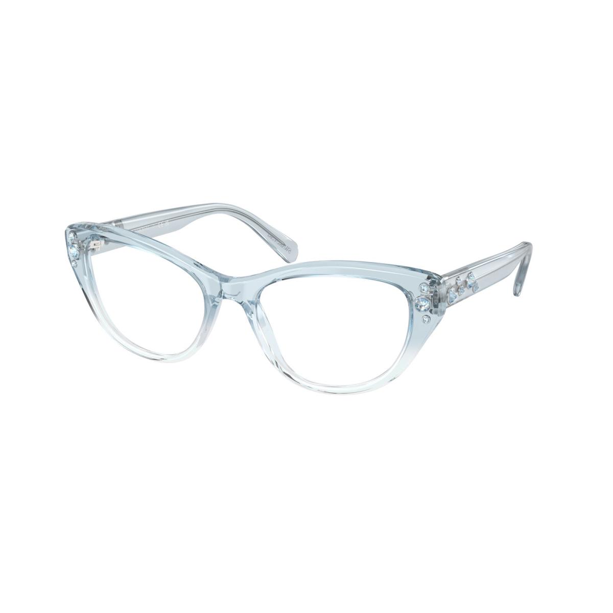 Swarovski SK 2023 Light Blue Gradient Clear 1047 Eyeglasses