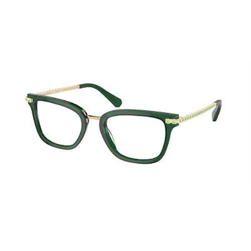 Swarovski SK 2018 Dark Green Trasparent 1045 Eyeglasses