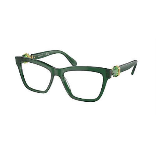 Swarovski SK 2021 Transparent Green 1045 Eyeglasses