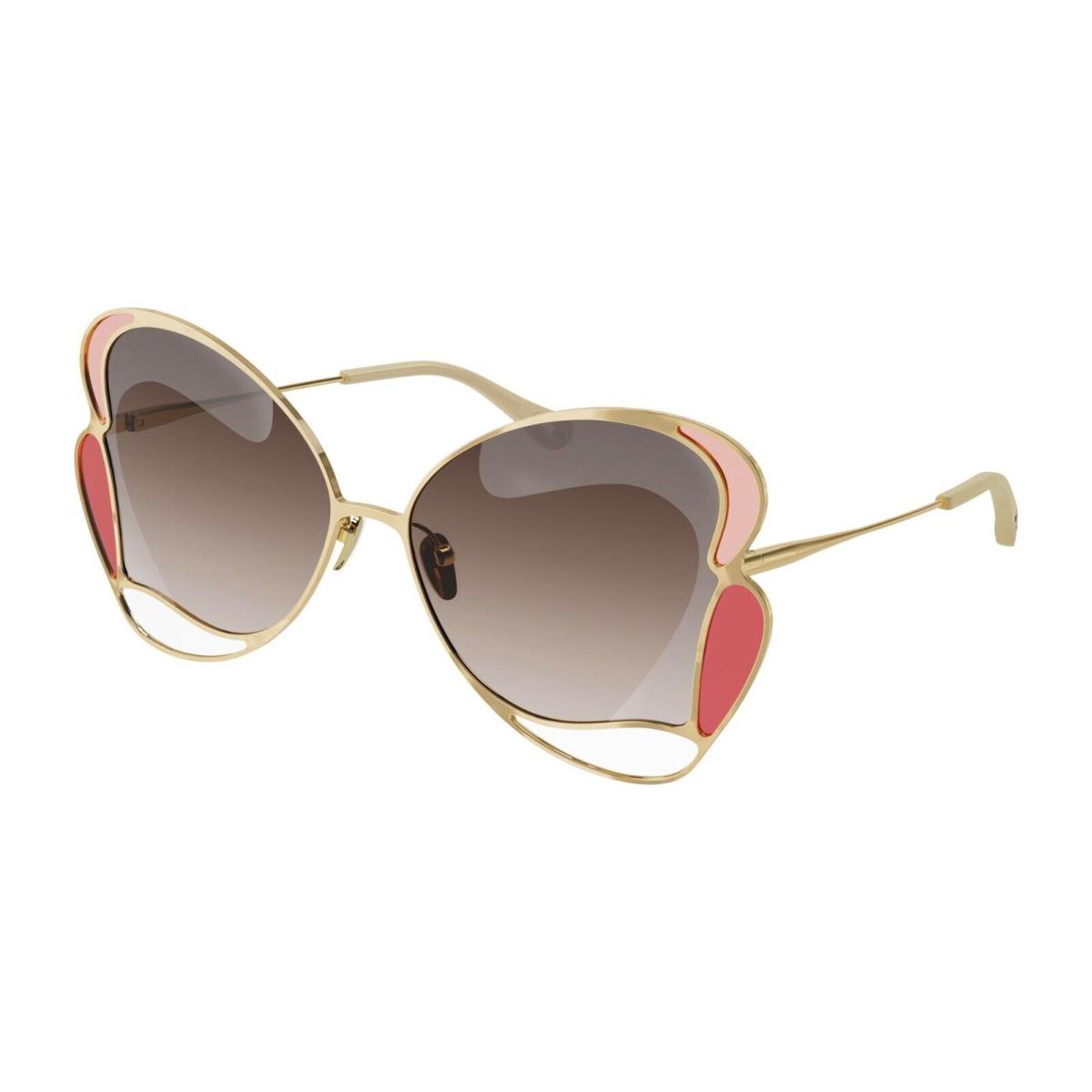 Chloe Gemma CH0048S Gold/brown Shaded 003 Sunglasses