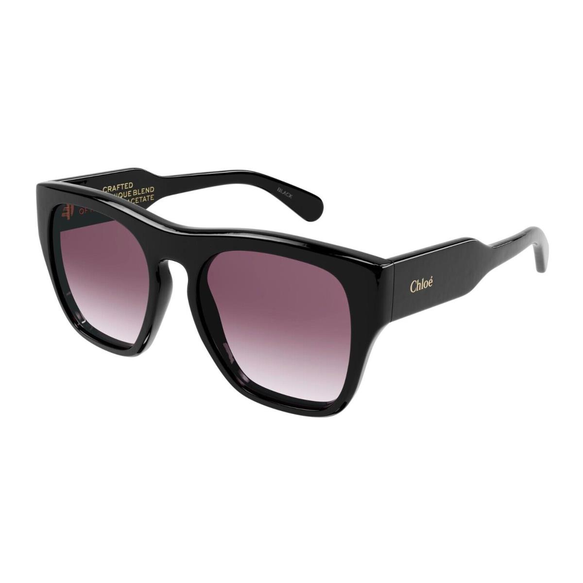 Chloé Chlo CH0149S Black/red Violet Shaded 001 Sunglasses