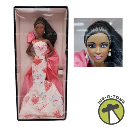 Rose Splendor Barbie Doll African American Pink Label Avon Robert Best V7125