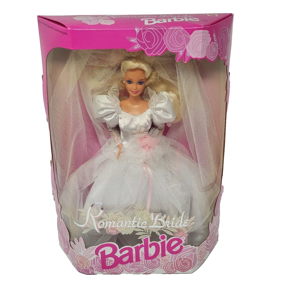 Vintage 1992 Romantic Wedding Bride Barbie Doll Mattel Box 1861