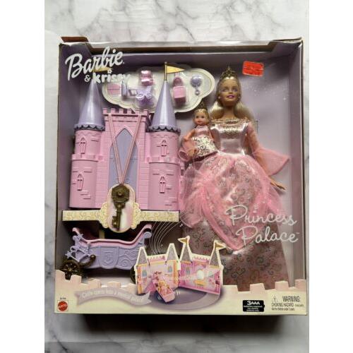 Vintage Mattel 2003 Barbie and Krissy Princess Palace Barbie Doll Set