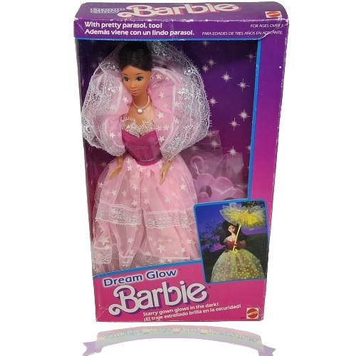 Vintage 1985 Dream Glow Hispanic Barbie Doll 1647 Box Mattel Spanish