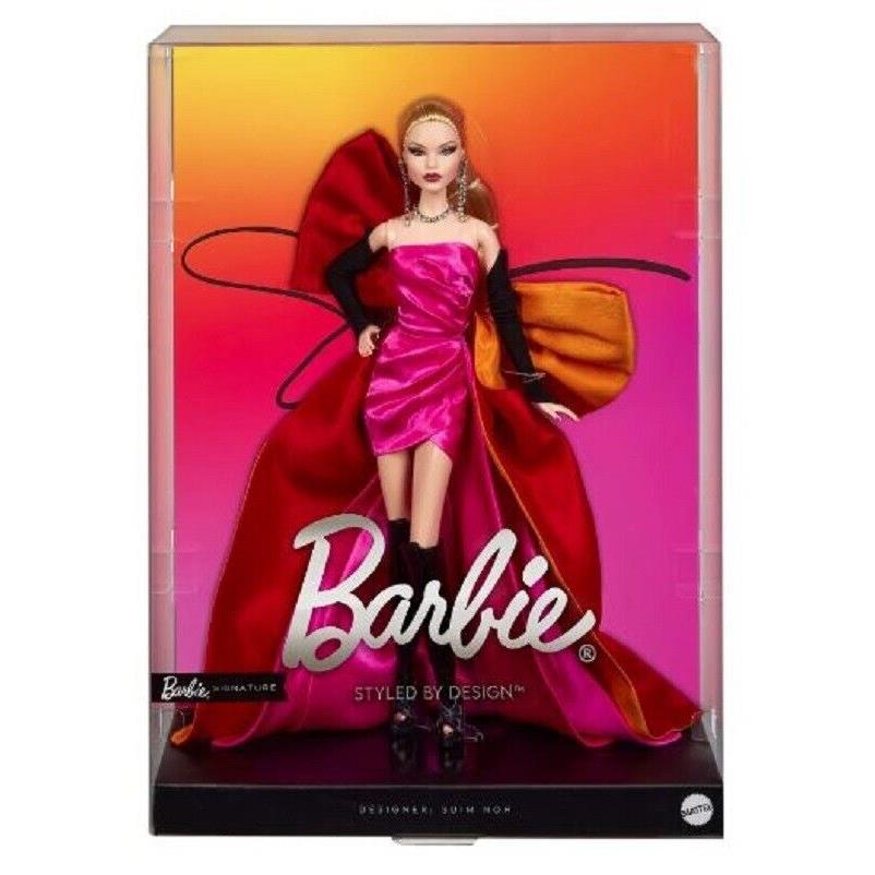 Barbie Signature Barbie Styled by Design Doll 1 with Shipper HRM31 IN Stock