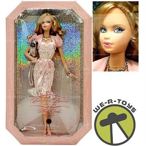 October Birthstone Beauties Collection Miss Opal Barbie Doll 2007 Mattel K8699
