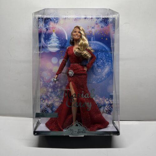 Barbie Mariah Carey Holiday Signature Christmas 2023 Red Dress Box Not Mint