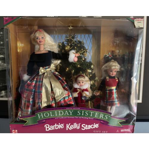 Barbie Kelly Stacie Holiday Sisters Special Edition 1998 Christmas 19809