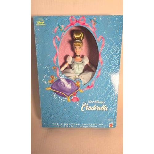 Walt Disney`s 1998 `cinderella` Doll by Mattel The Signature Collection