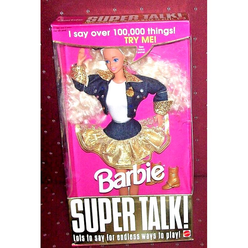 1994 Super Talk Barbie Nrfb Xlnt Condition