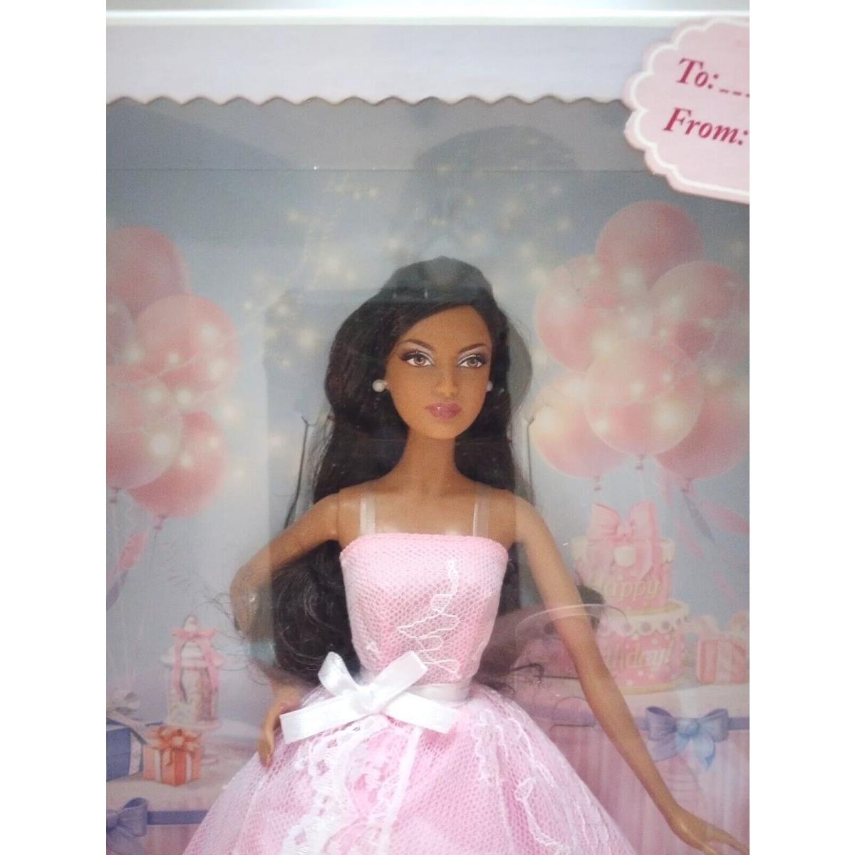 2015 Birthday Wishes Barbie For A Special Birthday Girl Pink CHF93 Black/ Latina