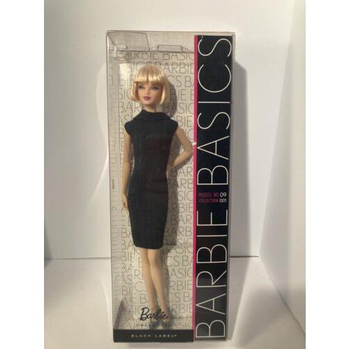 2009 Barbie Collector Basics Fashion Doll No. 9 Black Label R9920