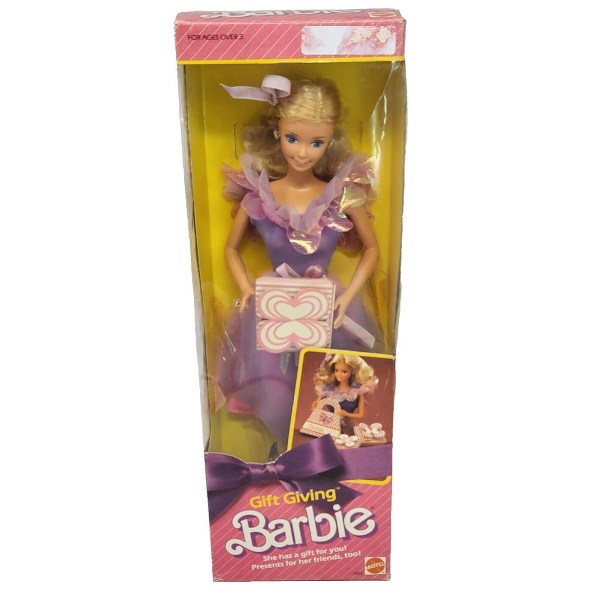 Vintage 1985 Gift Giving Barbie Doll Mattel 1922 IN Box