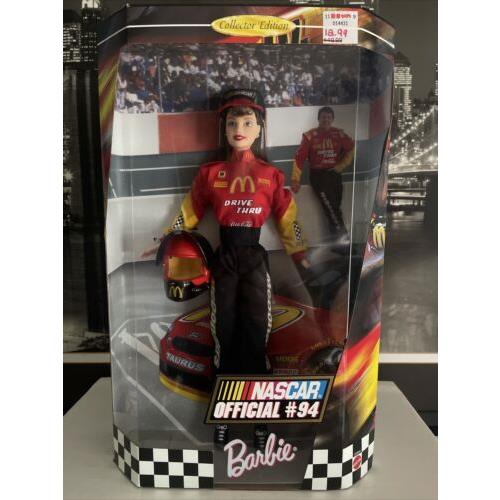 Barbie Doll Mcdonalds Nascar Mattel Official 94 1999