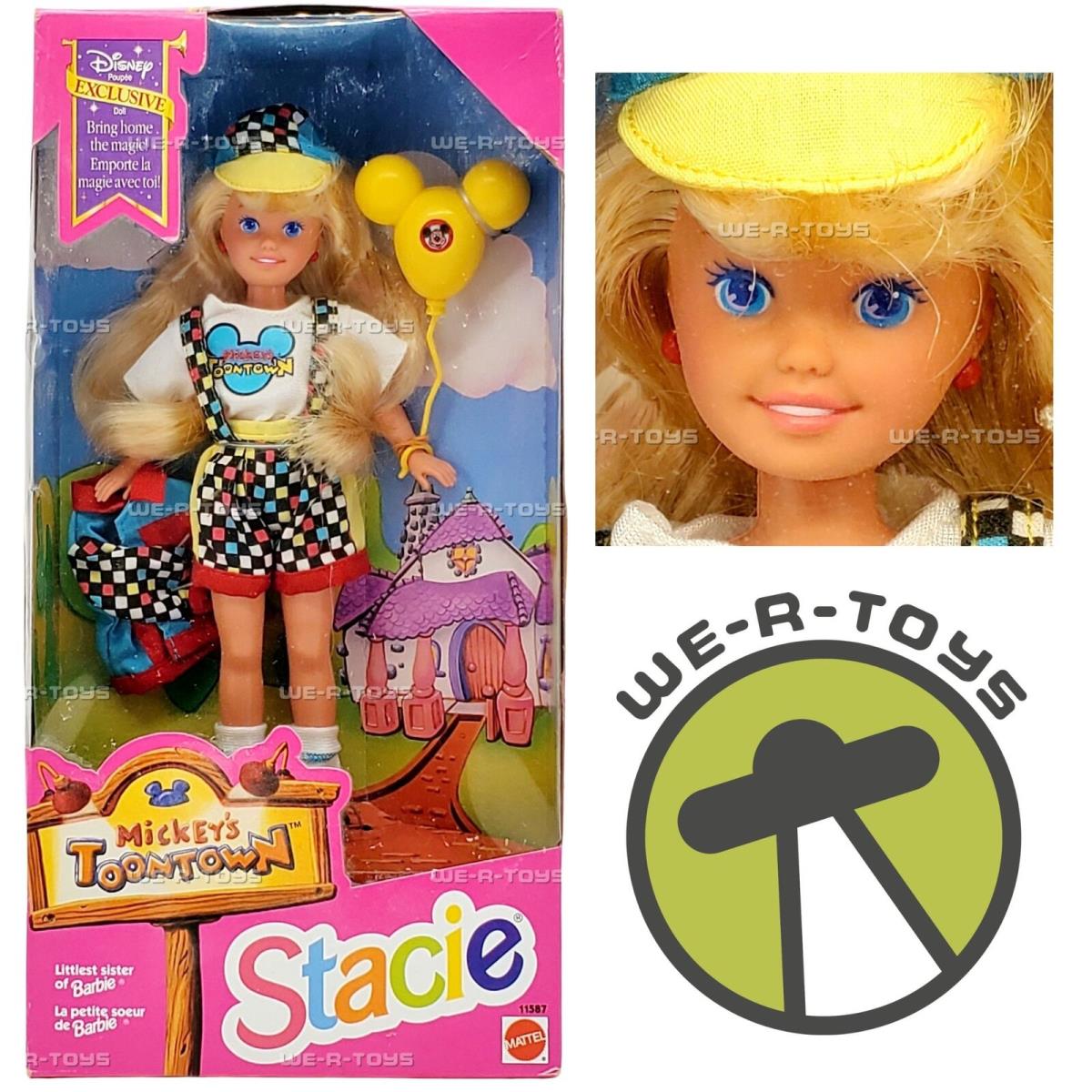 Barbie Mickey`s Toontown Stacie Doll Disney Exclusive 1993 Mattel 11587