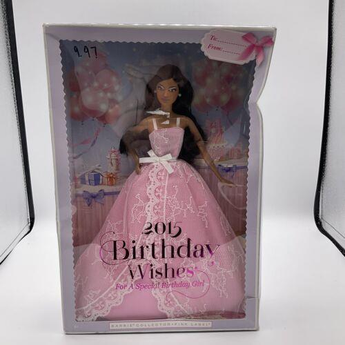 2015 Birthday Wishes Barbie For A Special Birthday Girl Pink Label CHF93