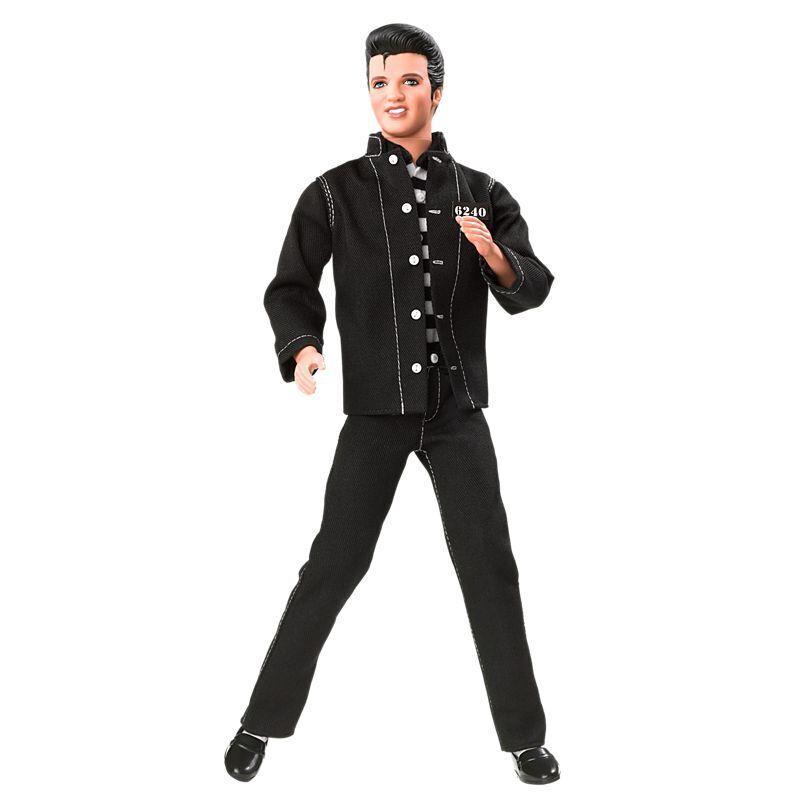 Barbie Collector Elvis Presley Jailhouse Rock Doll Pink Label 2009 Mattel R4156