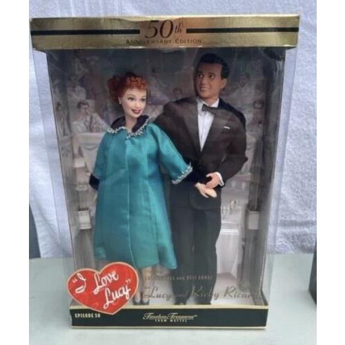 50th Anniversary Mattel Barbie I Love Lucy Episode 50 Lucy and Ricky Ricardo